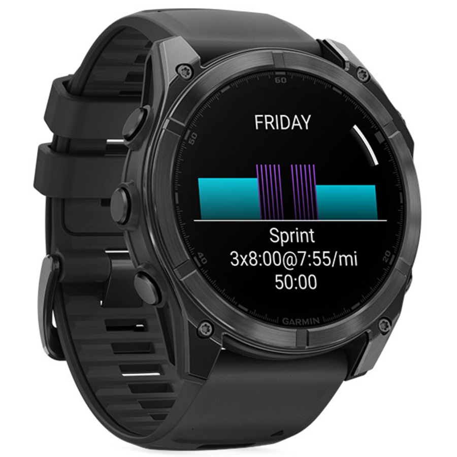 Garmin Fenix 8 Watch - Slate Grey w Black 51mm