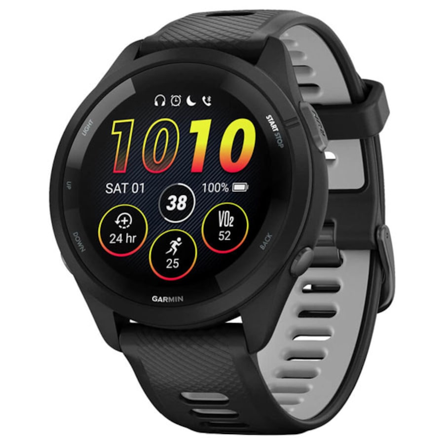 Garmin Forerunner 265 Watch - Black w Grey