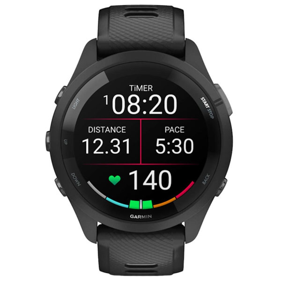 Garmin Forerunner 265 Watch - Black w Grey