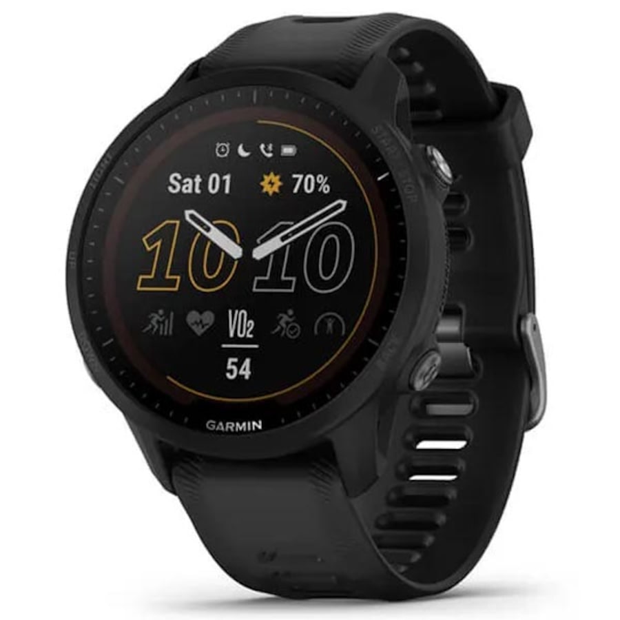 Garmin Forerunner 955 GPS HR Solar Watch - Black