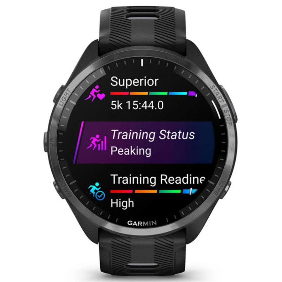 Garmin Forerunner 965 Watch - Black w Grey