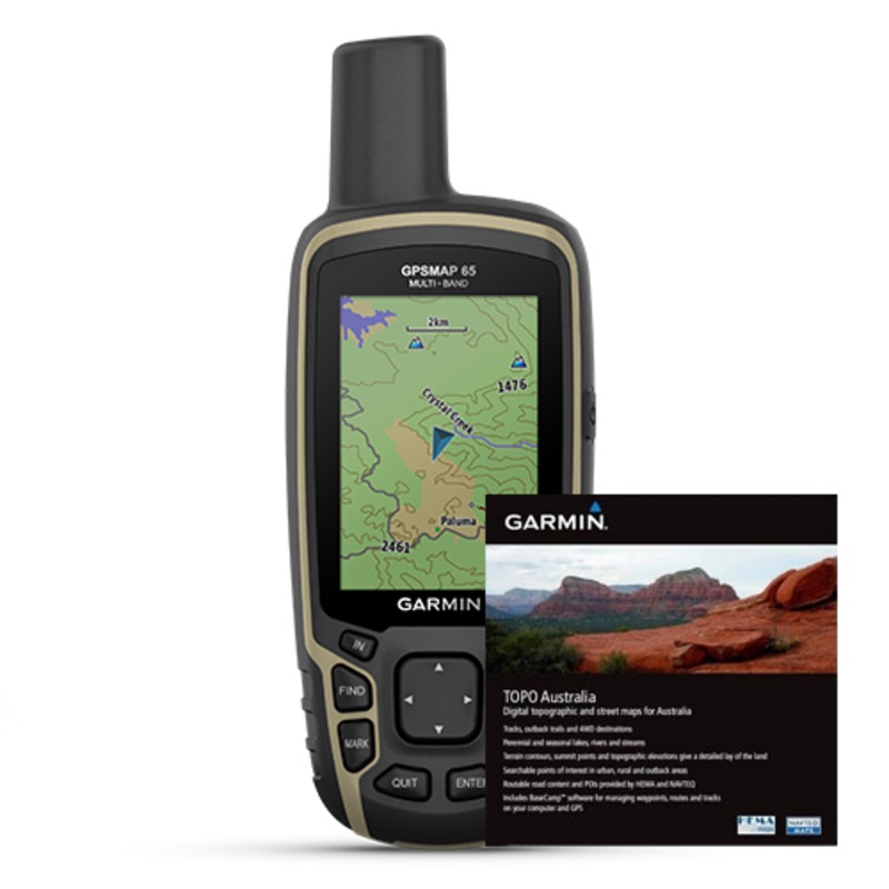 Buy Garmin GPSMAP 65 Handheld GPS w TOPO Maps MyDeal