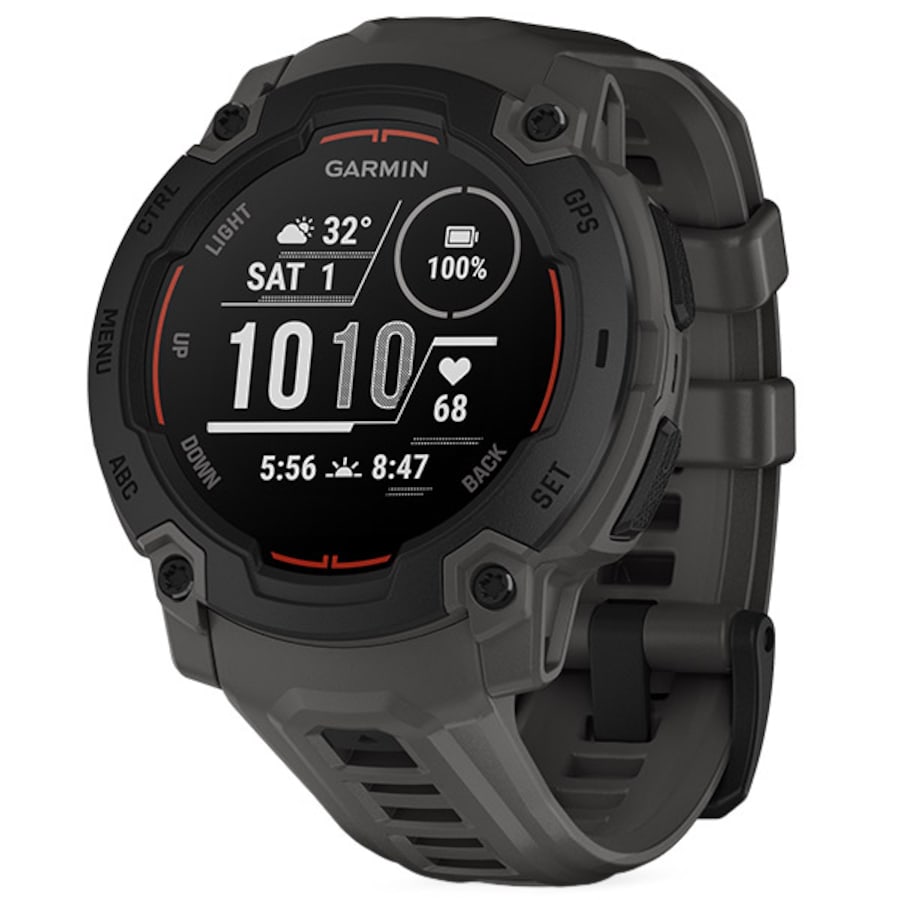 Garmin Instinct E Watch 45mm - Black w Charcoal