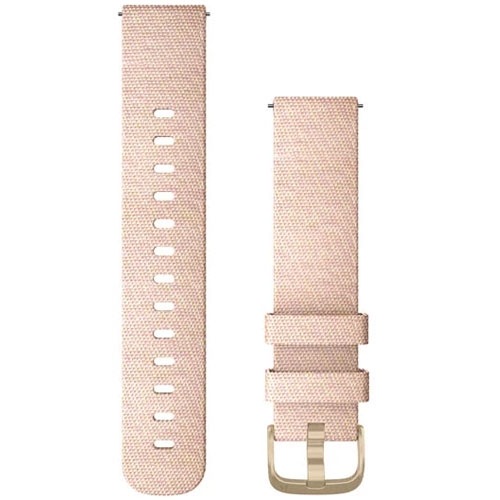 Garmin Quick Release 20 Blush Pink Nylon with Light Gold Hardware Australia
