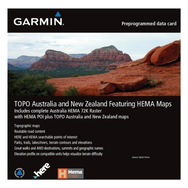 Buy Garmin TOPO Maps Australia & NZ Featuring HEMA MyDeal