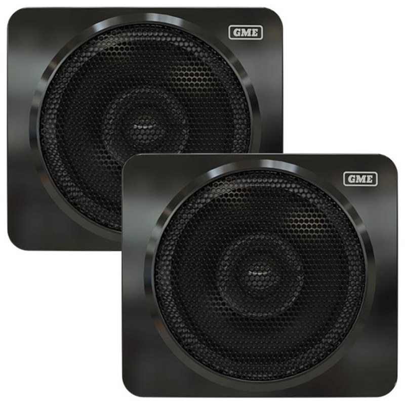 Buy GME GS320B 60W 4" Marine Box Speakers Black MyDeal