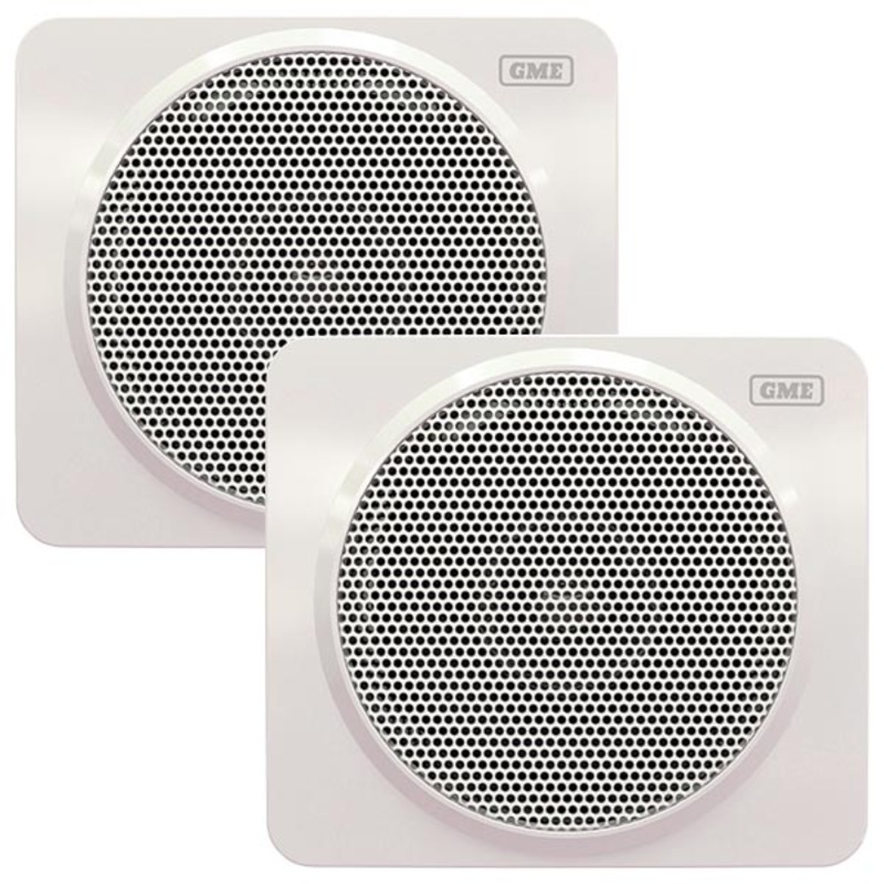 Buy GME GS320W 60W 4" Marine Box Speakers White MyDeal
