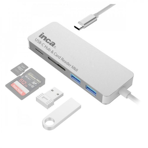 Buy Inca 560805 USB-C All-in-One Card Read & USB Hub - MyDeal Australia