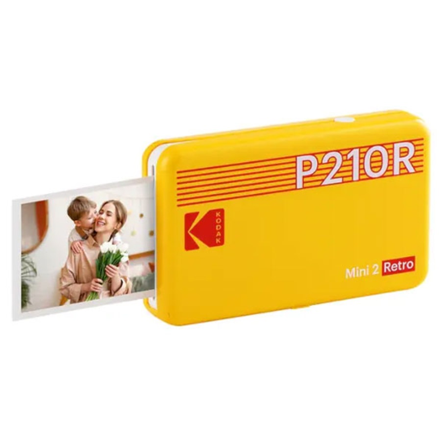 Kodak Mini 2 Retro Instant Portable Photo Printer - Yellow