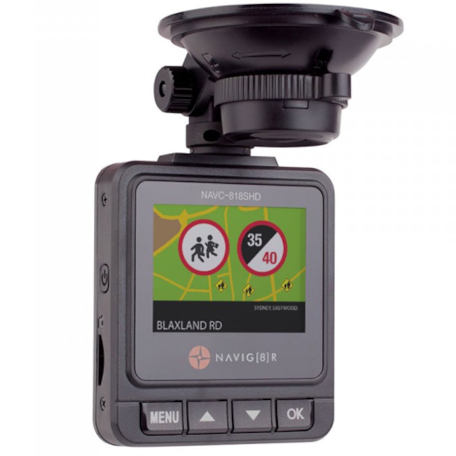 Laser Navig8r Pro X Car Dash Crash Camera (NAVC-818SHD)