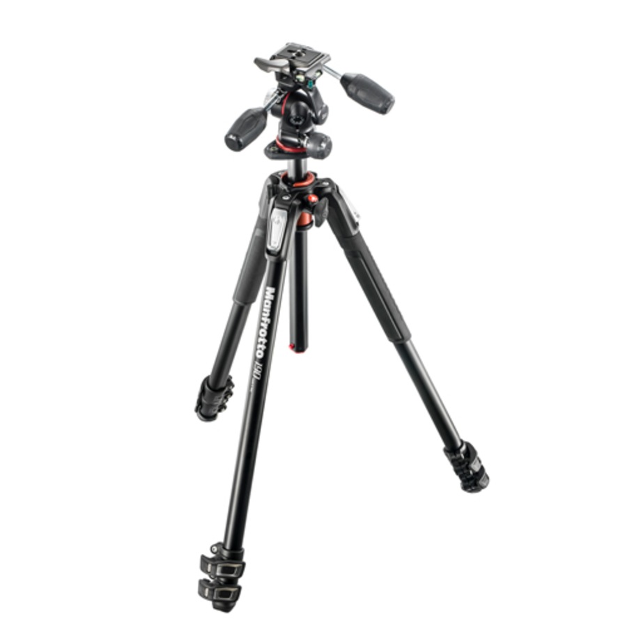 Manfrotto 190X Aluminium Tripod & 3 Way Head