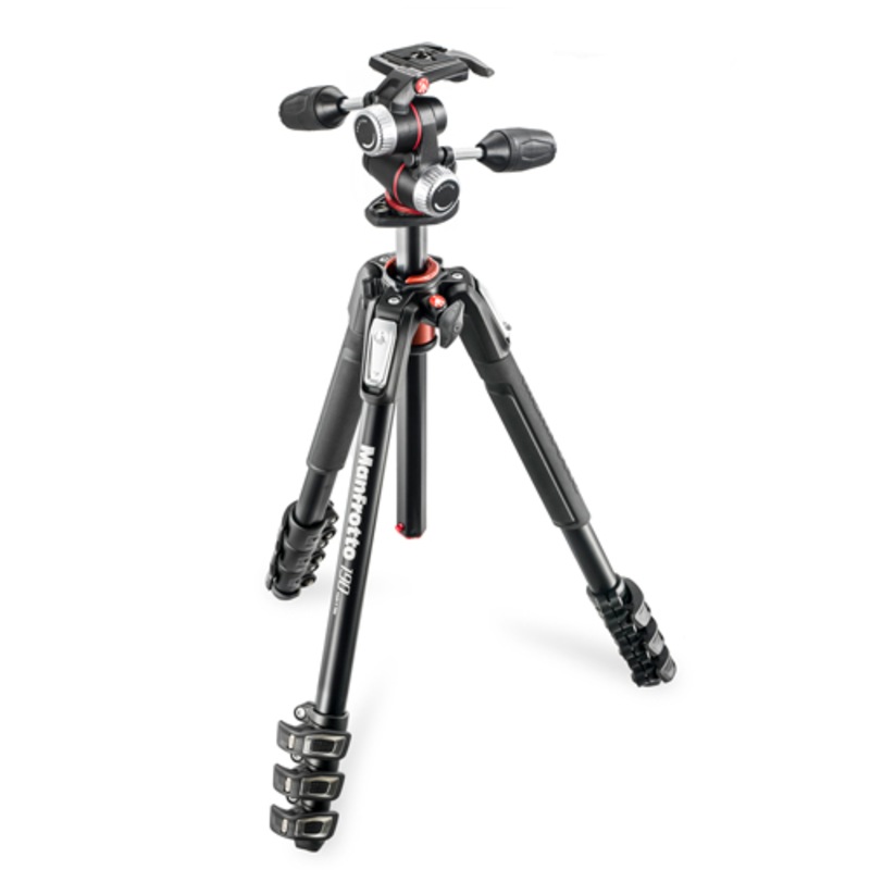 Buy Manfrotto 190X Aluminium Tripod & 3 Way Head MyDeal