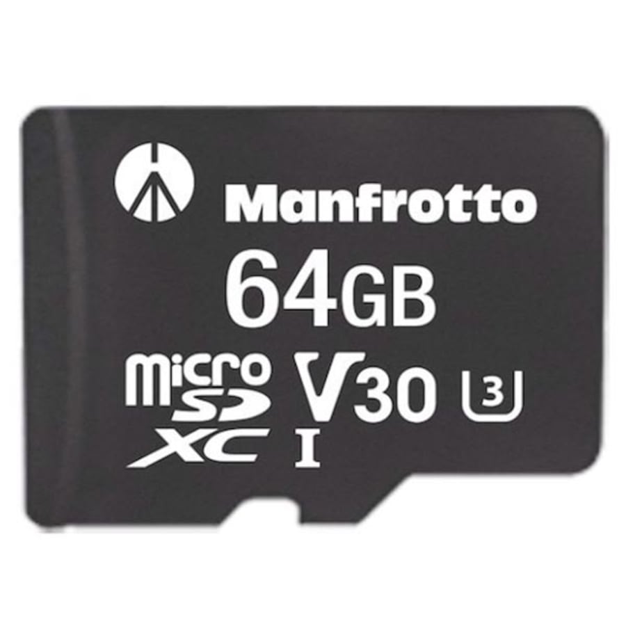 Manfrotto Professional UHS-I V30 U3 MicroSDXC Card 64G