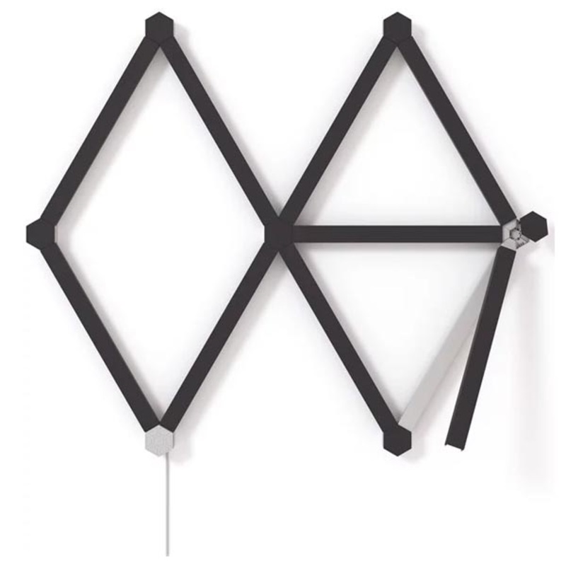 Buy Nanoleaf Lines Skin Matte Black 9 Packs MyDeal