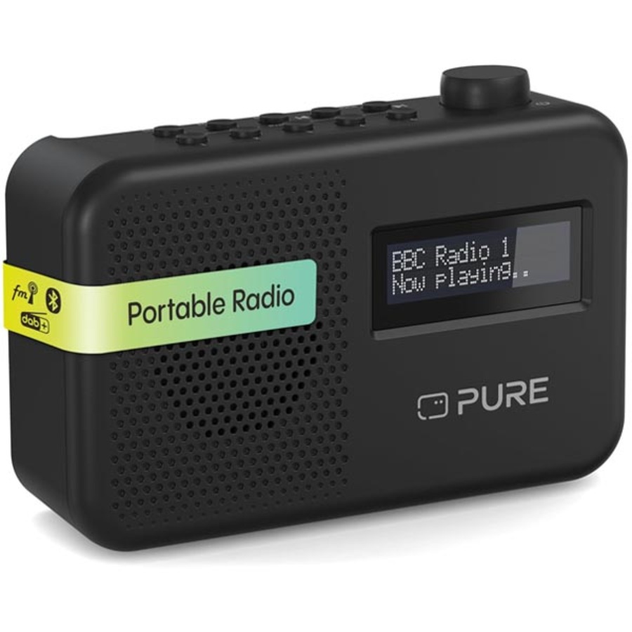 Pure Elan One2 Portable DAB+/FM Radio - Charcoal