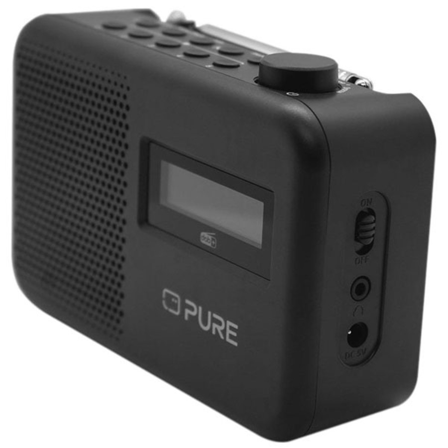Pure Elan One2 Portable DAB+/FM Radio - Charcoal