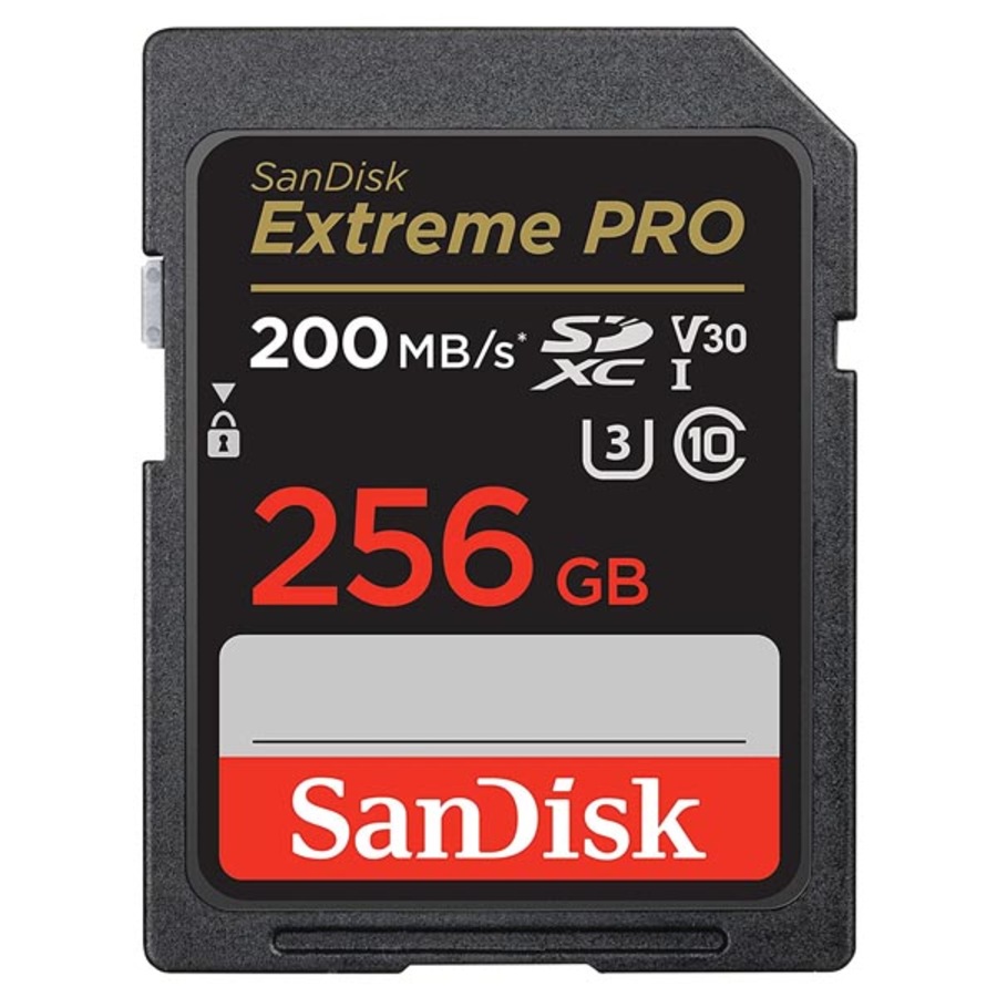 SanDisk 256GB Extreme PRO SDXC Card