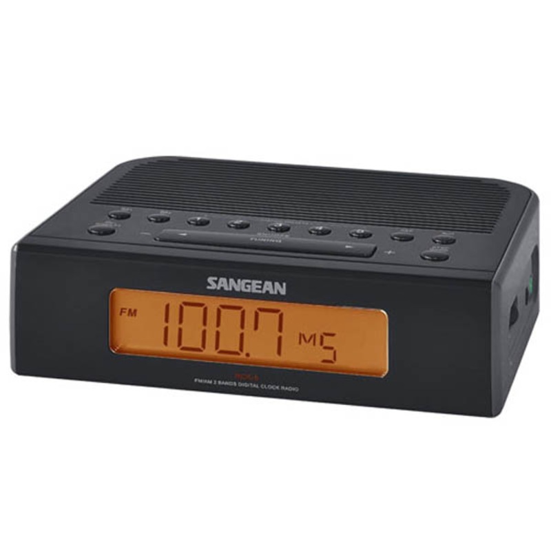 Buy Sangean RCR5 FM / AM Digital Clock Radio Black (REFURB) MyDeal