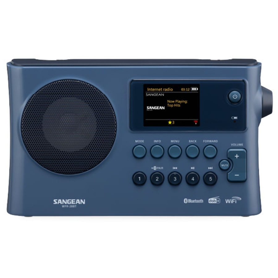 Buy Sangean WFR-28BT DAB+ FM BT Portable Radio - Dark Blue - Limited ...