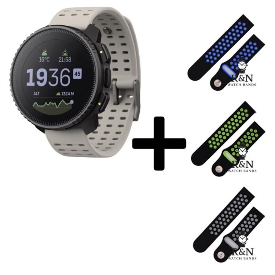 Suunto Vertical GPS Watch (SAND) + R&N Strap Edition