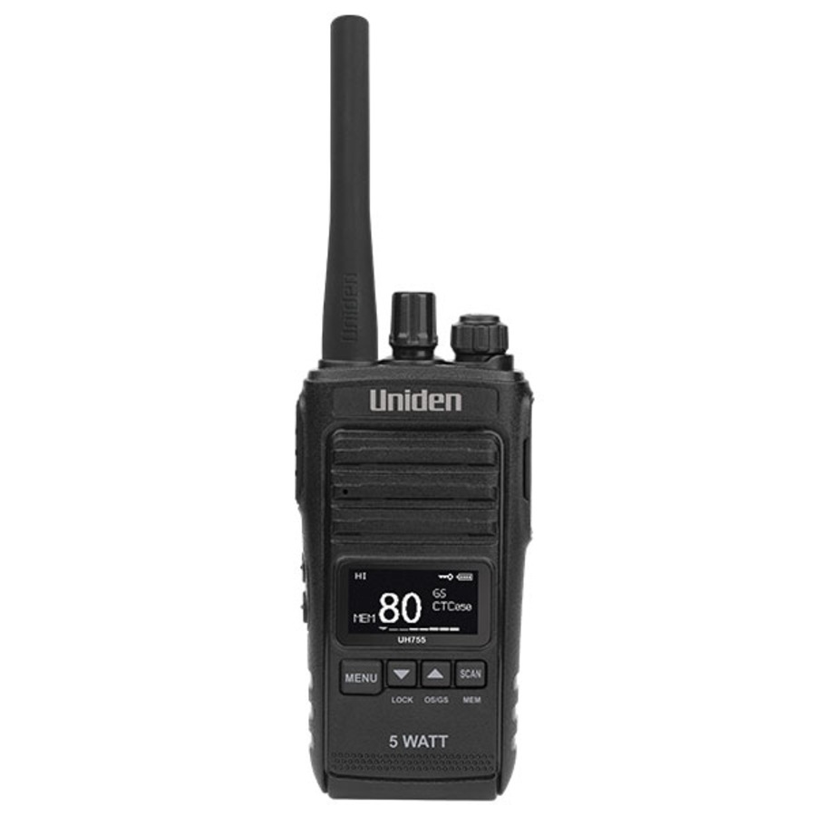 Uniden UH755 UHF CB Handheld Radio - Deluxe Pack