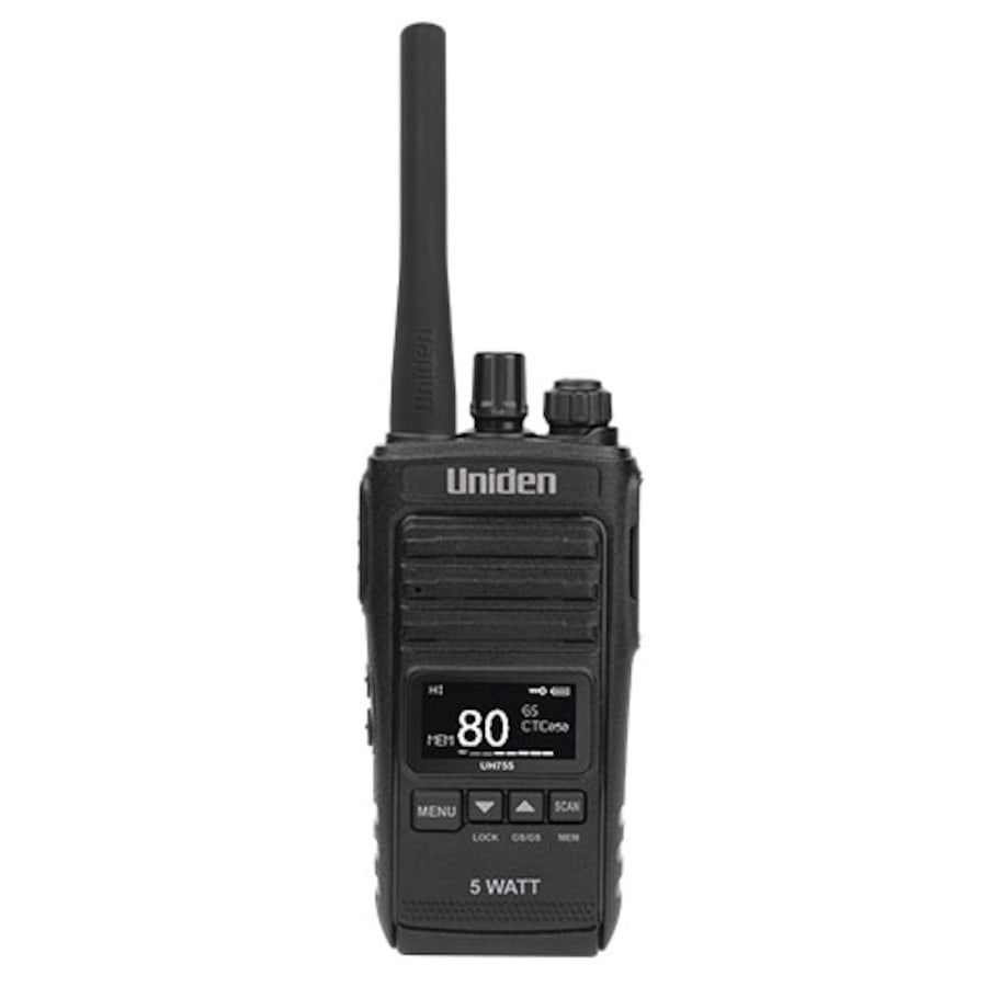 Uniden UH755 UHF CB Splashproof Handheld Radio