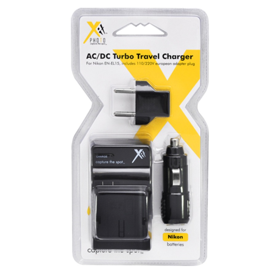 XIT XTCHENEL15 Nikon EN-EL15 Car Battery Charger