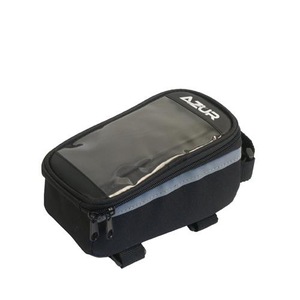 Azur Bike/Cycling Top Tube Phone Bag - 10.5cmW X 90cmH X 17.5cmD - Black