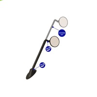 Azur Heron Bike/Bicycle Flat Mirror Diameter 36mm- Multiple 360� rotating