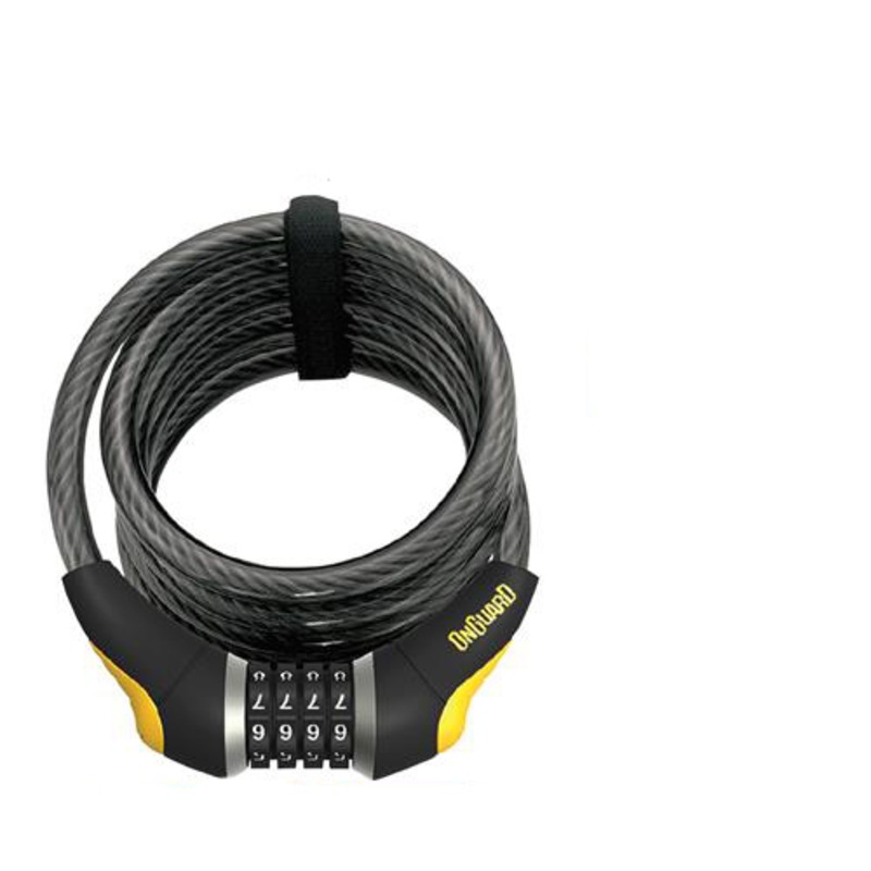 Buy Onguard Bike Lock Doberman Series Coiled Combo Lock 185cm x