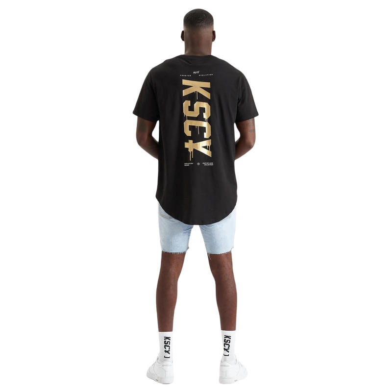 Buy Kiss Chacey KSCY Mens Eternity Dual Curved Tee (Jet Black) MyDeal