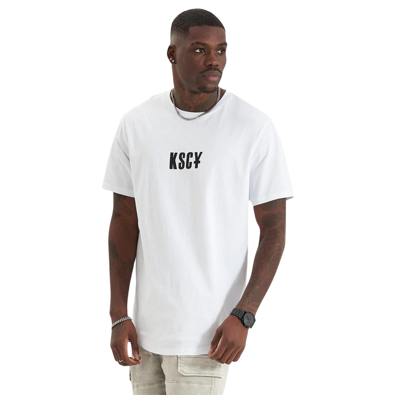 Buy Kiss Chacey KSCY - Mens Fetching Souls Dual Curved Tee (White) - MyDeal