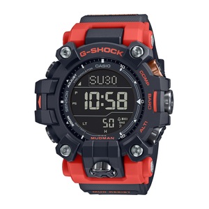 Casio G-Shock Mudman Black and Orange Digital Watch GW-9500-1A4 Resin 4549526355998
