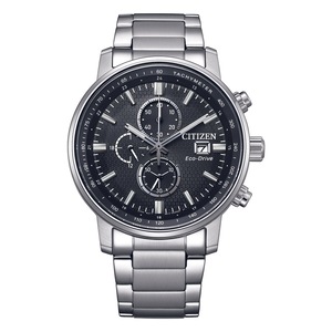 Citizen Chronograph Eco Drive CA0840-87E Black and Silver Men's Watch 4974374336033