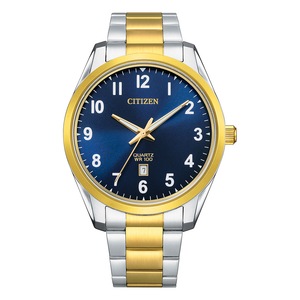 Citizen Dress Quartz Men's Blue Watch BI1036-57L Stainless Steel 4974374309372