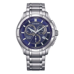 Citizen Men's Eco-Drive Chronograph Watch BL8160-58L Watch Colour Silver 4974374337238
