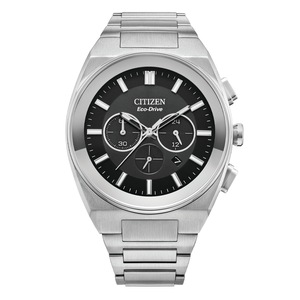 Citizen Men's Eco-Drive Chronograph Watch CA4580-50E Watch Colour Silver 4974374336972