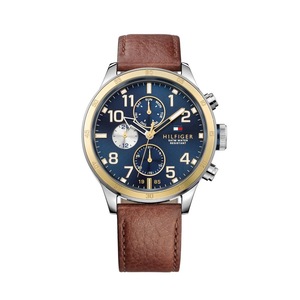 Tommy Hilfiger Cool Sports Watch 1791137 Stainless Steel Date & Day Brown 7613272166638