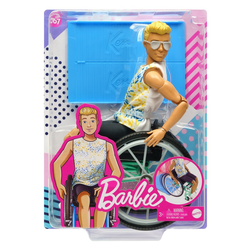 Buy Barbie Wheelchair Ken Doll MyDeal