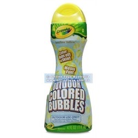 Crayola - Outdoor Coloured Bubbles - 118ml Unmellow Yellow