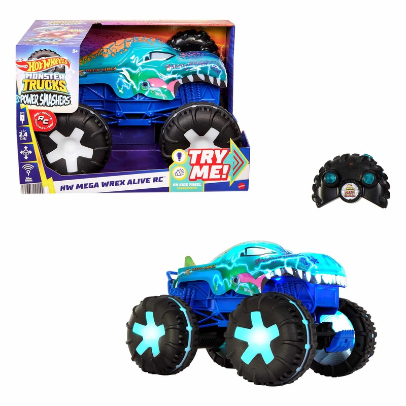 Buy Hot Wheels Monster Trucks Oversized RemoteControl MegaWrex