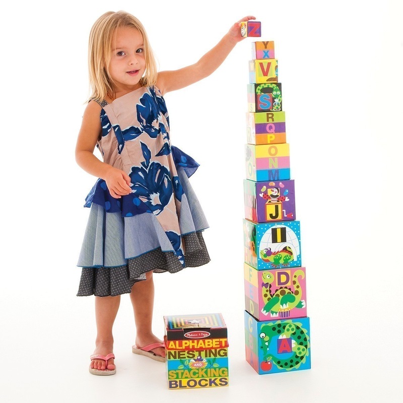 Buy Melissa and Doug Alphabet Nesting & Stacking Blocks MyDeal