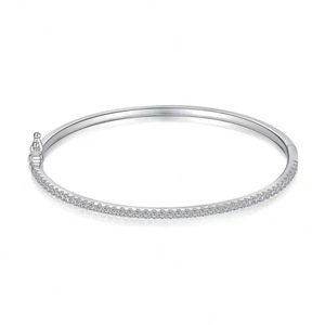 ANYCO Bracelet Hypoallergenic Cubic Zirconia Bracelet 2023 High Quality Silver 925 Fine Jewelry Bracelets Bangles Women