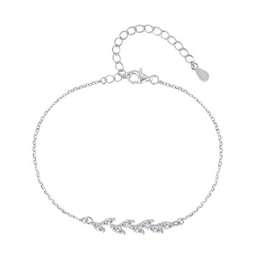 ANYCO Bracelet Jewelry Gifts Fancy Tiny Handmade Bead Personalized Cute Simply 925 Silver Layered Chain Bracelets