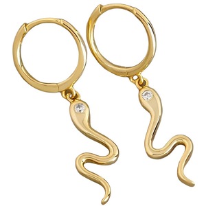 ANYCO Earrings Gold Plated Bohemian Animal Hanging Snake For Women Teen Girl Fine Fashion Stylish Accessories Jewelry Gifts