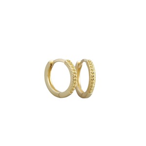 Anyco Earrings Gold Plated Minimalist Chic Bohemian Beads Ear Buckle For Women Girl Teen Chic Fashion Stylish Accessories Jewelry Gifts