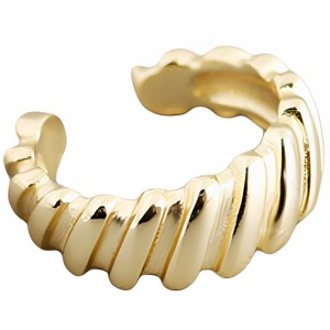ANYCO Earrings Punk Rock Goth Ear Clip Minimalism For Women Men Jewelry Gift Gold