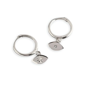 ANYCO Earrings Sterling Silver Bohemian Creative Eye Hanging Pendant For Women Teen Perfect Fashion Stylish Accessories Jewelry Gifts