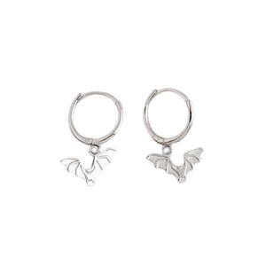ANYCO Earrings Sterling Silver Bohemian Halloween Bat Tassel Stud For Women Girl Teen Fine Fashion Stylish Accessories Jewelry Gifts