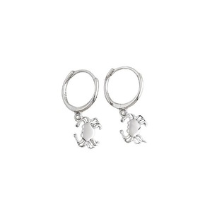 ANYCO Earrings Sterling Silver Chic Creative Ocean Crab Dangle Stud For Women Girl Teen Perfect Fashion Stylish Accessories Jewelry Gifts